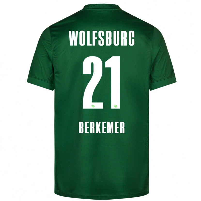 Danxen Heren Melvin Berkemer #21 Groen Wit Thuisshirt Thuistenue 2025/26 T-Shirt