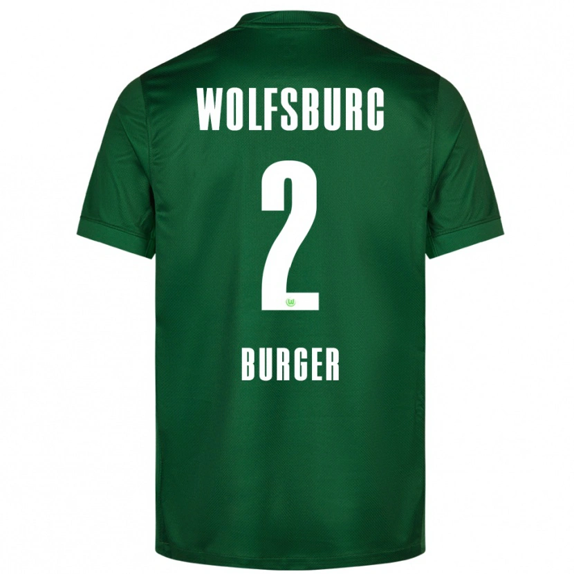 Danxen Heren Jan Bürger #2 Groen Wit Thuisshirt Thuistenue 2025/26 T-Shirt