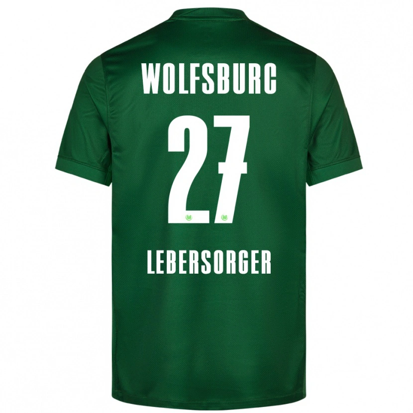 Danxen Heren Kevin Lebersorger #27 Groen Wit Thuisshirt Thuistenue 2025/26 T-Shirt