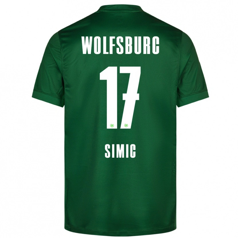 Danxen Heren Karlo Simic #17 Groen Wit Thuisshirt Thuistenue 2025/26 T-Shirt