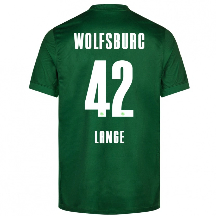Danxen Heren Felix Lange #42 Groen Wit Thuisshirt Thuistenue 2025/26 T-Shirt