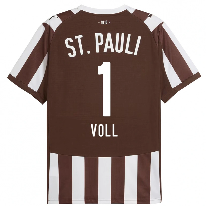 Danxen Heren Ben Voll #1 Koffie Wit Thuisshirt Thuistenue 2025/26 T-Shirt