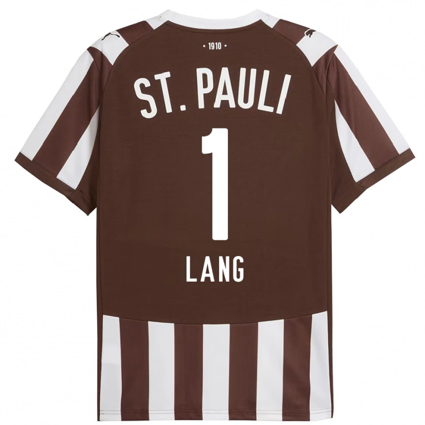 Danxen Heren Christoph Lang #1 Koffie Wit Thuisshirt Thuistenue 2025/26 T-Shirt