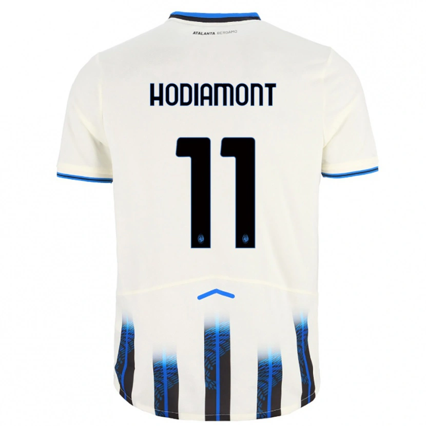 Danxen Heren Lyam Hodiamont #11 Wit Blauw Uitshirt Uittenue 2025/26 T-Shirt