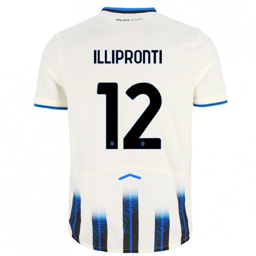 Danxen Heren Filippo Illipronti #12 Wit Blauw Uitshirt Uittenue 2025/26 T-Shirt