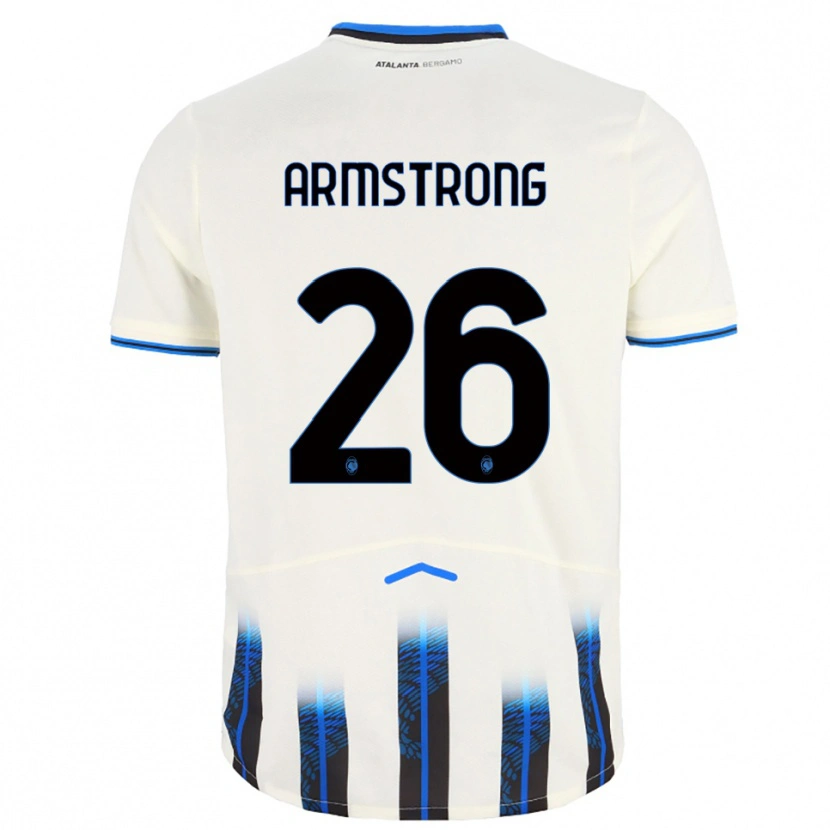 Danxen Heren Daniel Armstrong #26 Wit Blauw Uitshirt Uittenue 2025/26 T-Shirt