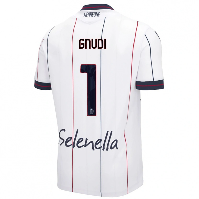 Danxen Heren Riccardo Gnudi #1 Wit Koningsblauw Uitshirt Uittenue 2025/26 T-Shirt