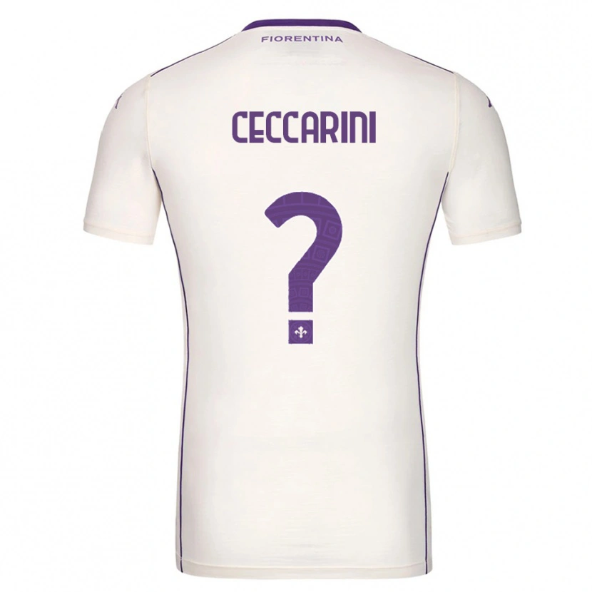 Danxen Heren Mattia Ceccarini #0 Wit Paars Rood Uitshirt Uittenue 2025/26 T-Shirt