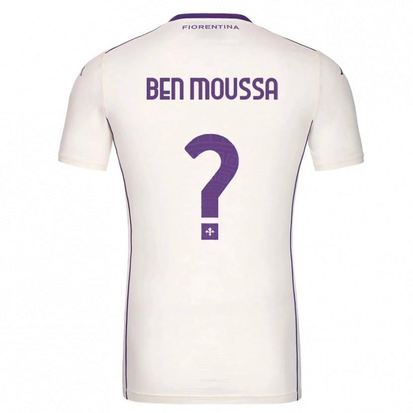 Danxen Heren Mehdi Ben Moussa #0 Wit Paars Rood Uitshirt Uittenue 2025/26 T-Shirt