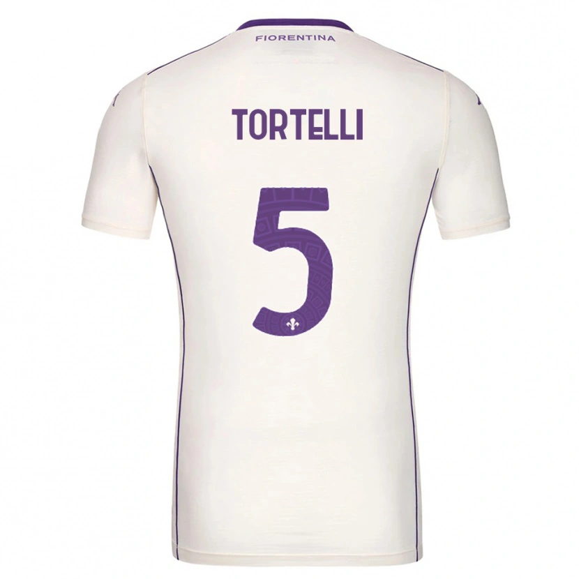 Danxen Heren Alice Tortelli #5 Wit Paars Rood Uitshirt Uittenue 2025/26 T-Shirt