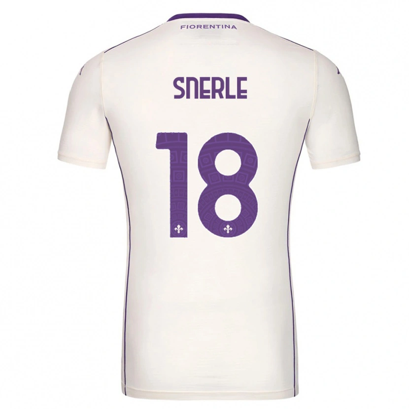 Danxen Heren Emma Strøm Snerle #18 Wit Paars Rood Uitshirt Uittenue 2025/26 T-Shirt
