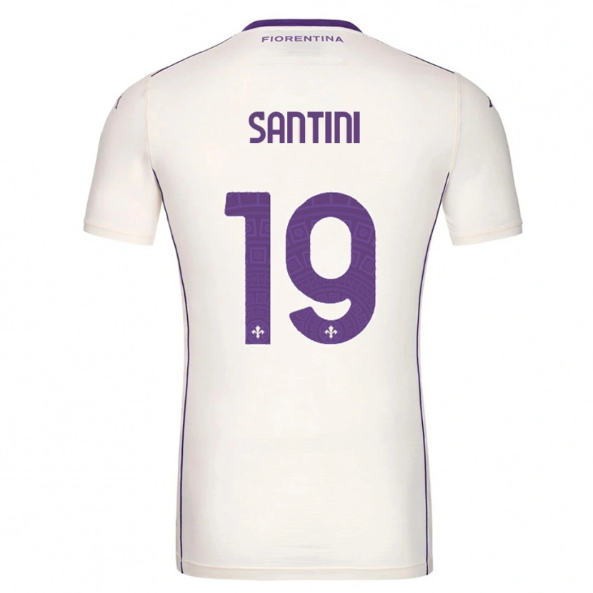 Danxen Heren Margherita Santini #19 Wit Paars Rood Uitshirt Uittenue 2025/26 T-Shirt