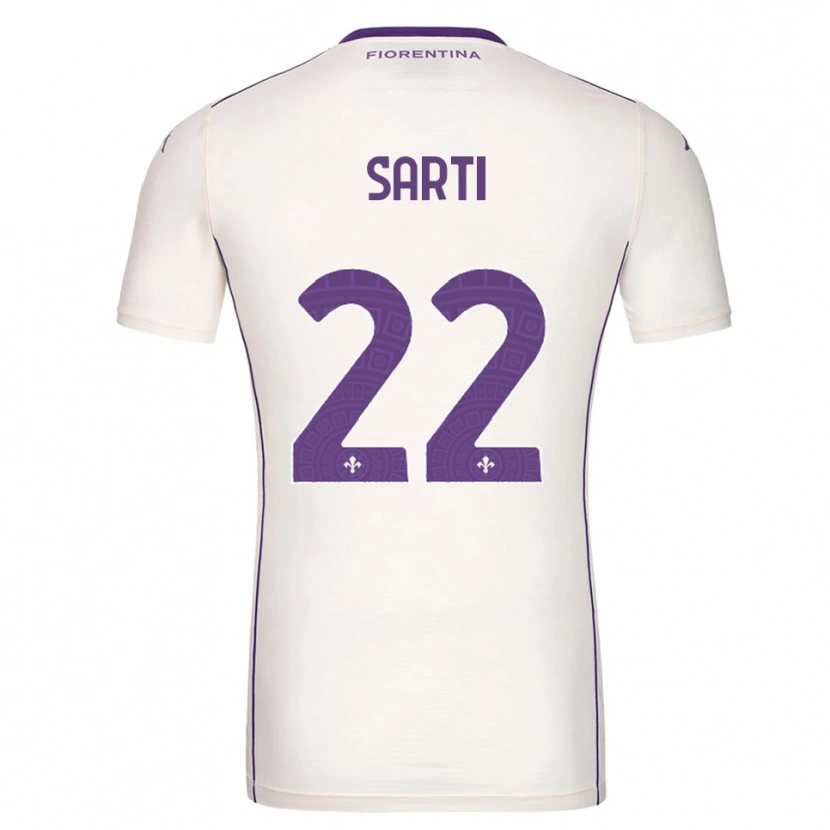 Danxen Heren Alessia Sarti #22 Wit Paars Rood Uitshirt Uittenue 2025/26 T-Shirt