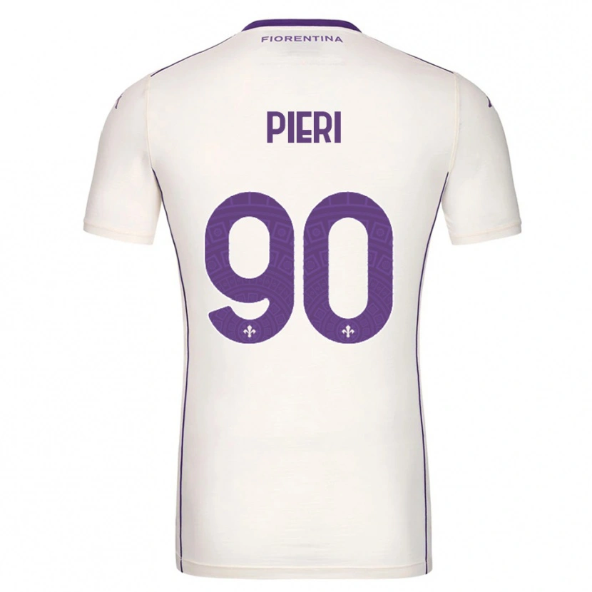 Danxen Heren Arianna Pieri #90 Wit Paars Rood Uitshirt Uittenue 2025/26 T-Shirt