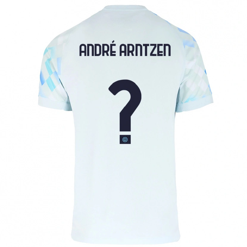 Danxen Heren Matheo André Arntzen #0 Wit Blauw Uitshirt Uittenue 2025/26 T-Shirt