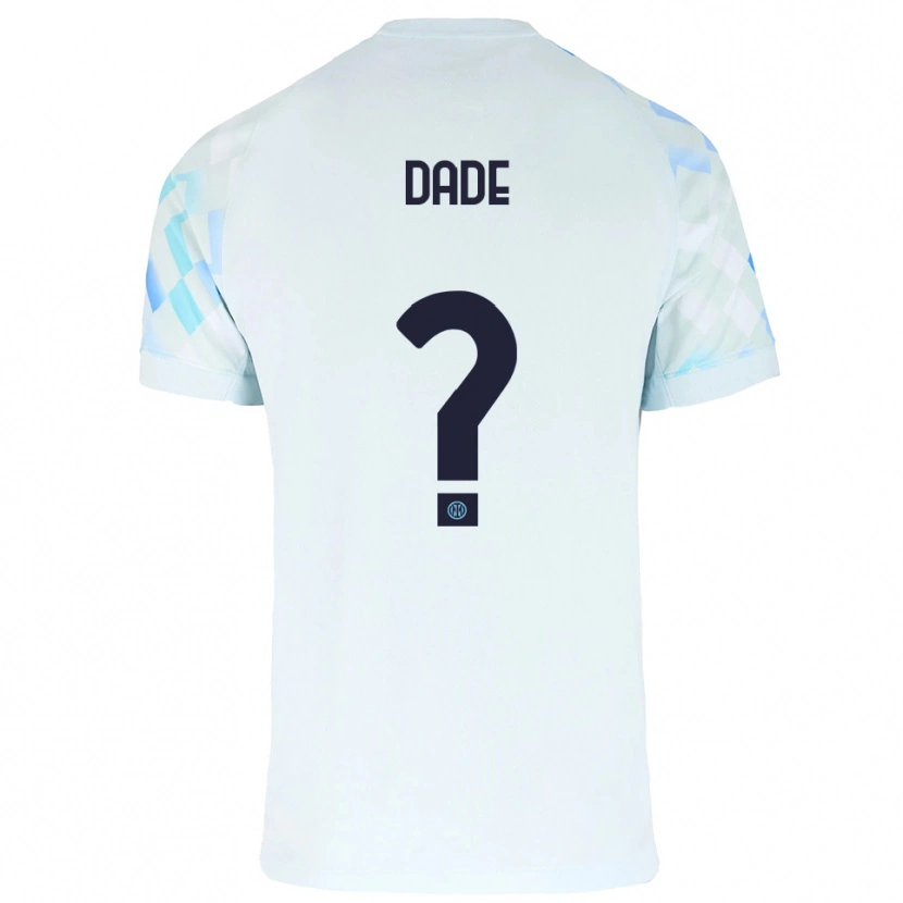 Danxen Heren Emmanuel Dade #0 Wit Blauw Uitshirt Uittenue 2025/26 T-Shirt