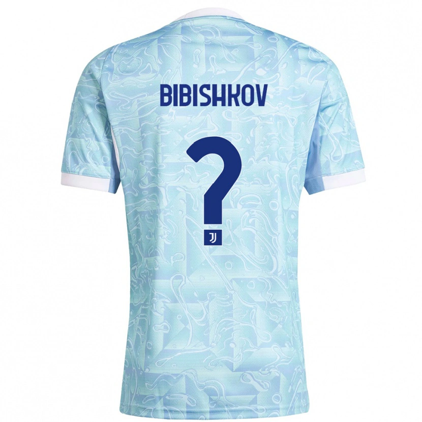 Danxen Heren Marsel Bibishkov #0 Hemelblauw Geel Uitshirt Uittenue 2025/26 T-Shirt