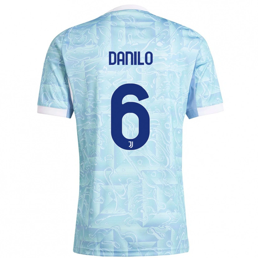 Danxen Heren Danilo #6 Hemelblauw Geel Uitshirt Uittenue 2025/26 T-Shirt