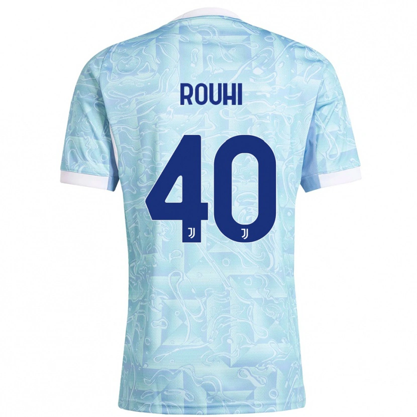 Danxen Heren Jonas Rouhi #40 Hemelblauw Geel Uitshirt Uittenue 2025/26 T-Shirt
