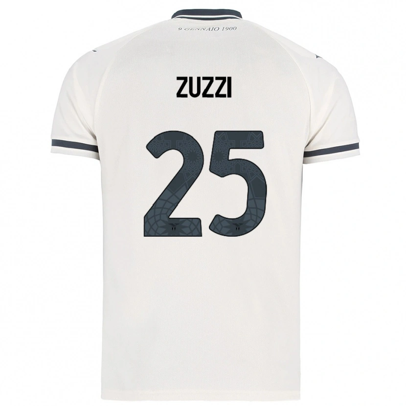 Danxen Heren Giorgia Zuzzi #25 Wit Marineblauw Uitshirt Uittenue 2025/26 T-Shirt