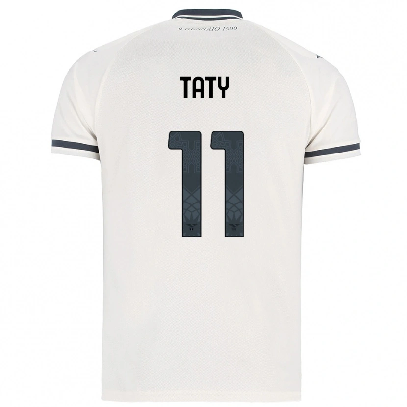 Danxen Heren Taty Castellanos #11 Wit Marineblauw Uitshirt Uittenue 2025/26 T-Shirt