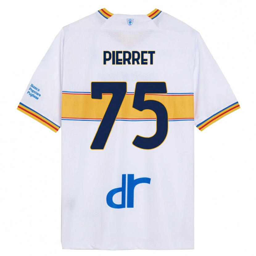 Danxen Heren Balthazar Pierret #75 Wit Geel Uitshirt Uittenue 2025/26 T-Shirt