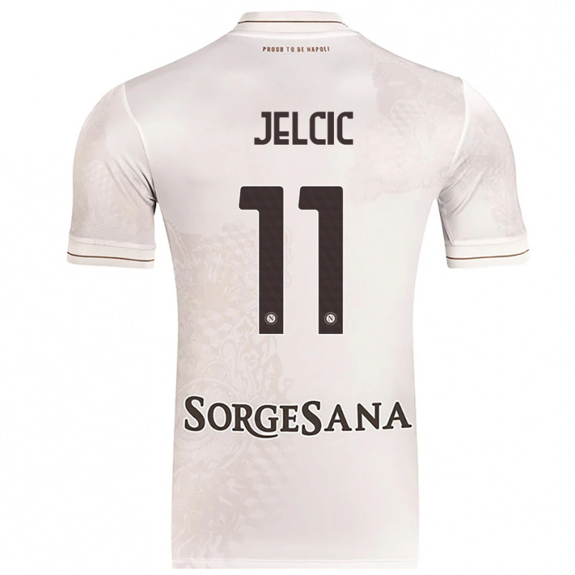 Danxen Heren Maja Jelčić #11 Champagne Bruin Uitshirt Uittenue 2025/26 T-Shirt