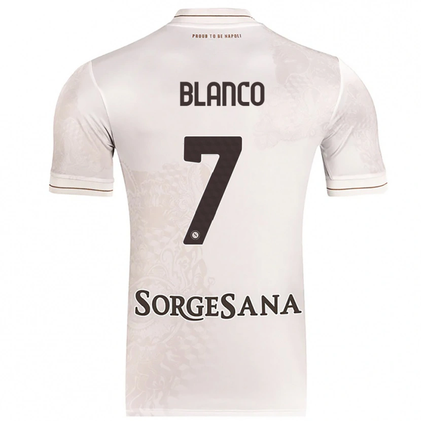 Danxen Heren Gimena Blanco #7 Champagne Bruin Uitshirt Uittenue 2025/26 T-Shirt