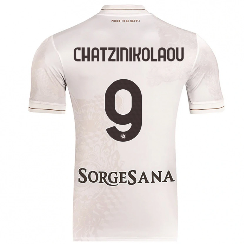 Danxen Heren Despoina Chatzinikolaou #9 Champagne Bruin Uitshirt Uittenue 2025/26 T-Shirt