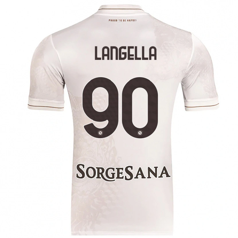 Danxen Heren Gabriella Langella #90 Champagne Bruin Uitshirt Uittenue 2025/26 T-Shirt
