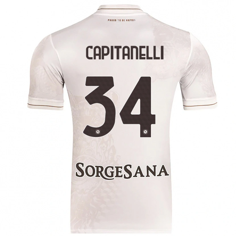 Danxen Heren Ilaria Capitanelli #34 Champagne Bruin Uitshirt Uittenue 2025/26 T-Shirt