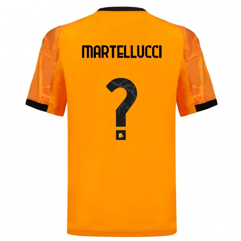 Danxen Heren Federico Martellucci #0 Oranje Zwart Uitshirt Uittenue 2025/26 T-Shirt