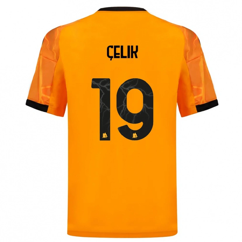Danxen Heren Zeki Çelik #19 Oranje Zwart Uitshirt Uittenue 2025/26 T-Shirt