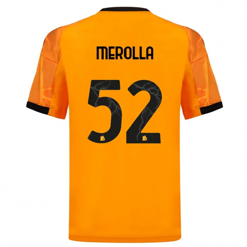 Danxen Heren Liliana Merolla #52 Oranje Zwart Uitshirt Uittenue 2025/26 T-Shirt