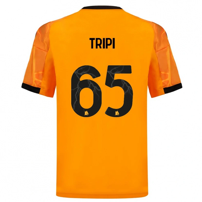 Danxen Heren Filippo Tripi #65 Oranje Zwart Uitshirt Uittenue 2025/26 T-Shirt