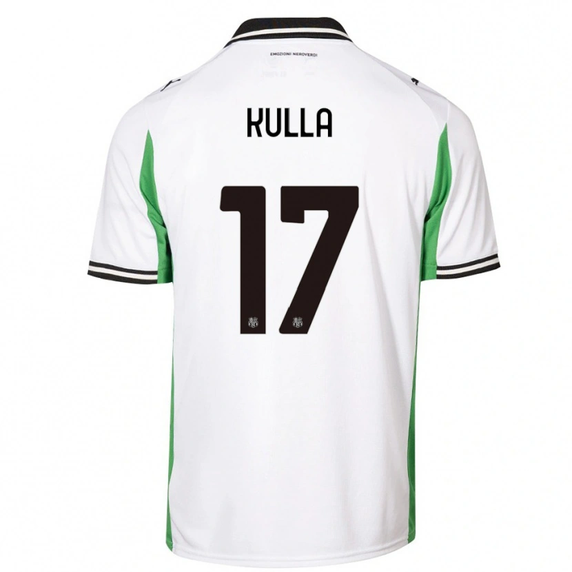 Danxen Heren Gabriel Kulla #17 Wit Groen Zwart Uitshirt Uittenue 2025/26 T-Shirt