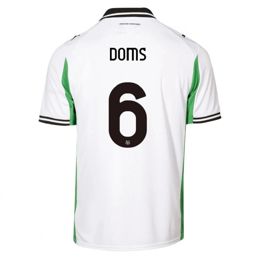 Danxen Heren Maya Doms #6 Wit Groen Zwart Uitshirt Uittenue 2025/26 T-Shirt