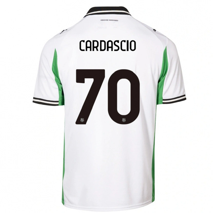 Danxen Heren Alessandro Cardascio #70 Wit Groen Zwart Uitshirt Uittenue 2025/26 T-Shirt