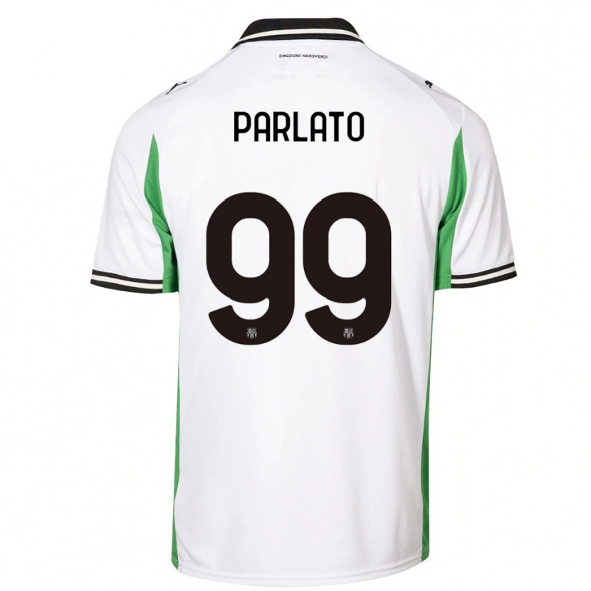 Danxen Heren Claudio Parlato #99 Wit Groen Zwart Uitshirt Uittenue 2025/26 T-Shirt