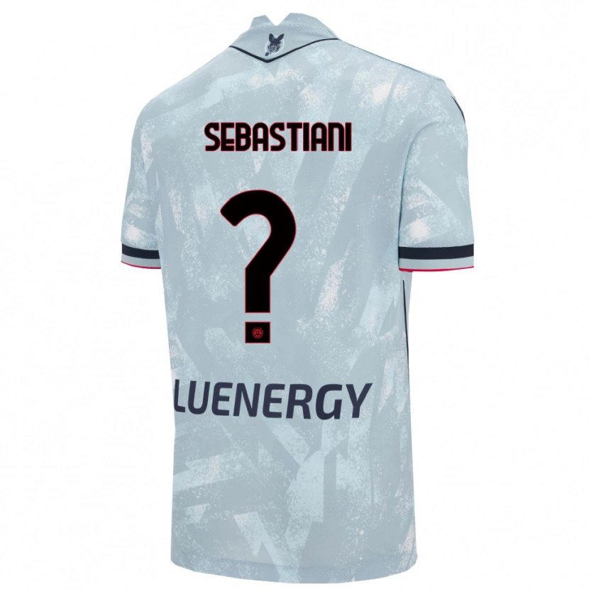 Danxen Heren Josè Alberto Sebastiani #0 Lichtblauw Zwart Uitshirt Uittenue 2025/26 T-Shirt