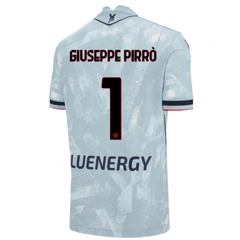 Danxen Heren Marco Giuseppe Pirrò #1 Lichtblauw Zwart Uitshirt Uittenue 2025/26 T-Shirt