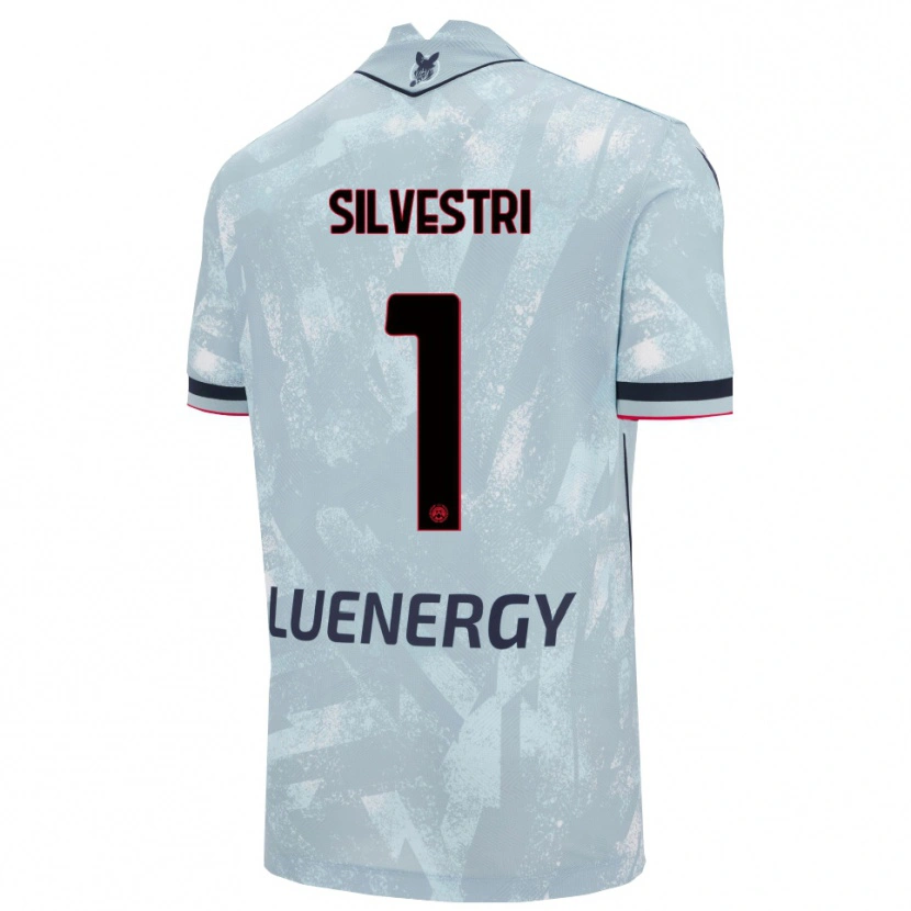 Danxen Heren Marco Silvestri #1 Lichtblauw Zwart Uitshirt Uittenue 2025/26 T-Shirt