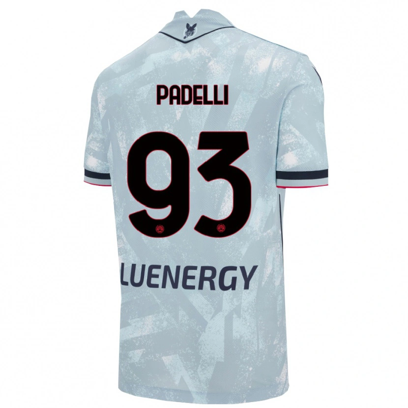 Danxen Heren Daniele Padelli #93 Lichtblauw Zwart Uitshirt Uittenue 2025/26 T-Shirt