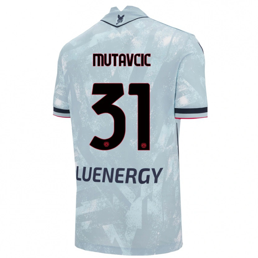 Danxen Heren Jan Mutavcic #31 Lichtblauw Zwart Uitshirt Uittenue 2025/26 T-Shirt