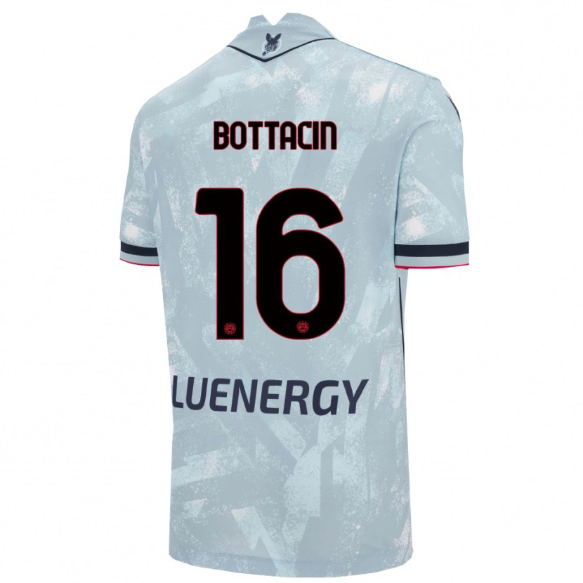 Danxen Heren Enrico Bottacin #16 Lichtblauw Zwart Uitshirt Uittenue 2025/26 T-Shirt