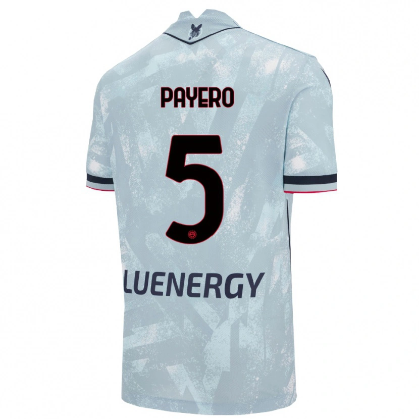 Danxen Heren Martín Payero #5 Lichtblauw Zwart Uitshirt Uittenue 2025/26 T-Shirt