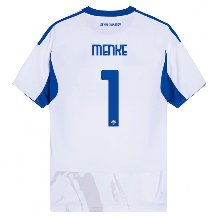 Danxen Heren Henrique Menke #1 Wit Blauw Uitshirt Uittenue 2025/26 T-Shirt