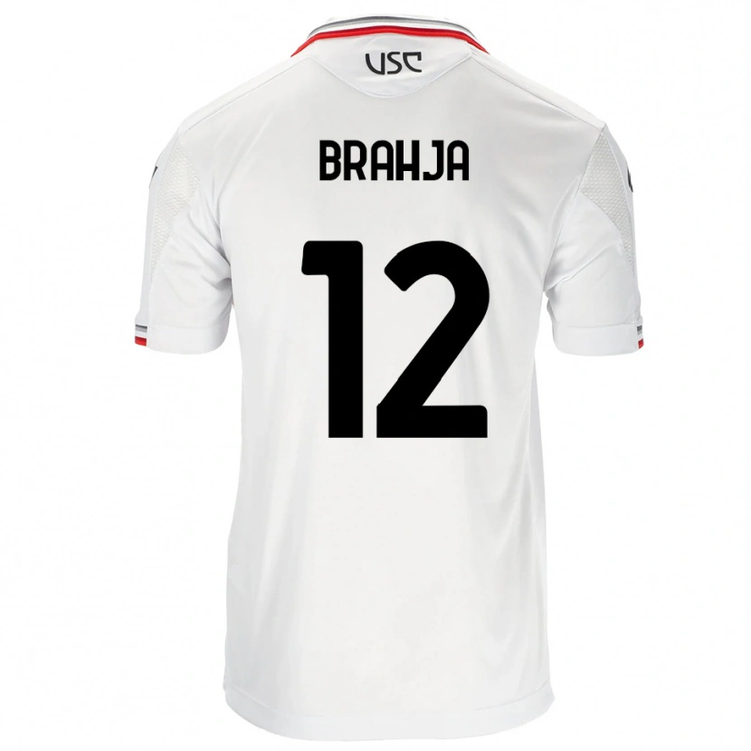 Danxen Heren Thomas Brahja #12 Wit Rood Uitshirt Uittenue 2025/26 T-Shirt