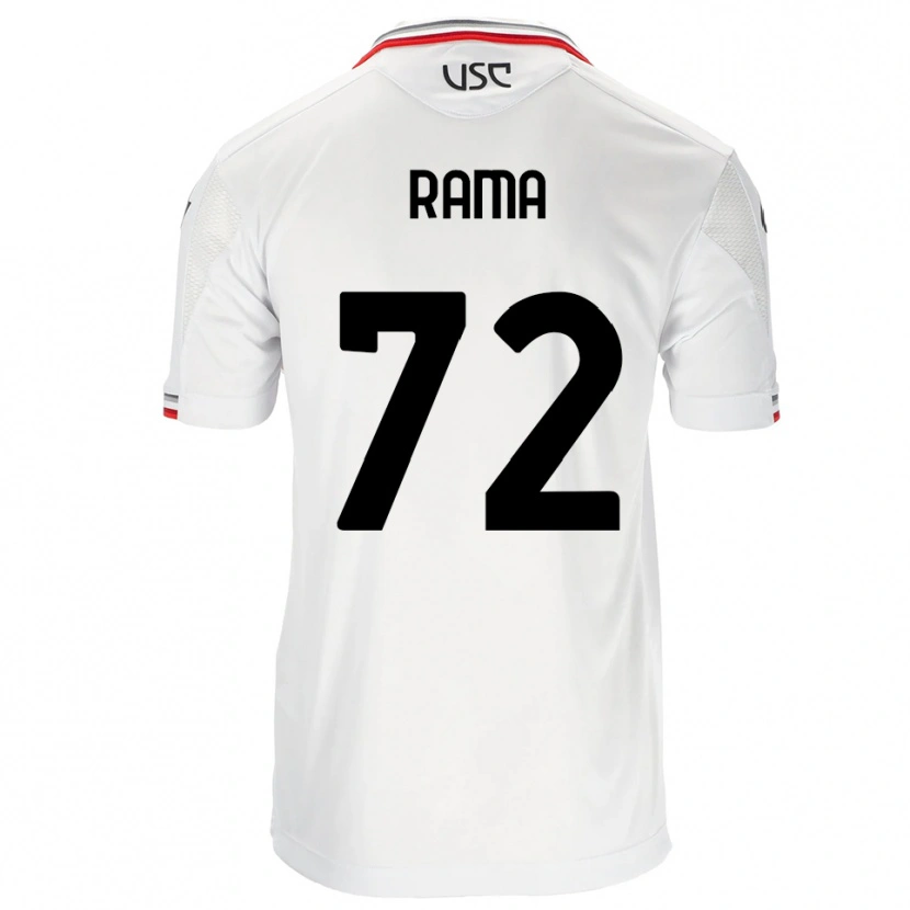Danxen Heren Alex Rama #72 Wit Rood Uitshirt Uittenue 2025/26 T-Shirt