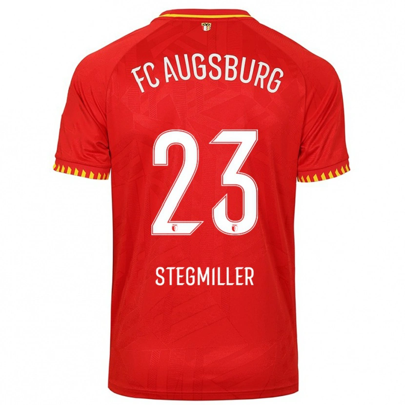 Danxen Heren Louis Stegmiller #23 Rood Geel Uitshirt Uittenue 2025/26 T-Shirt
